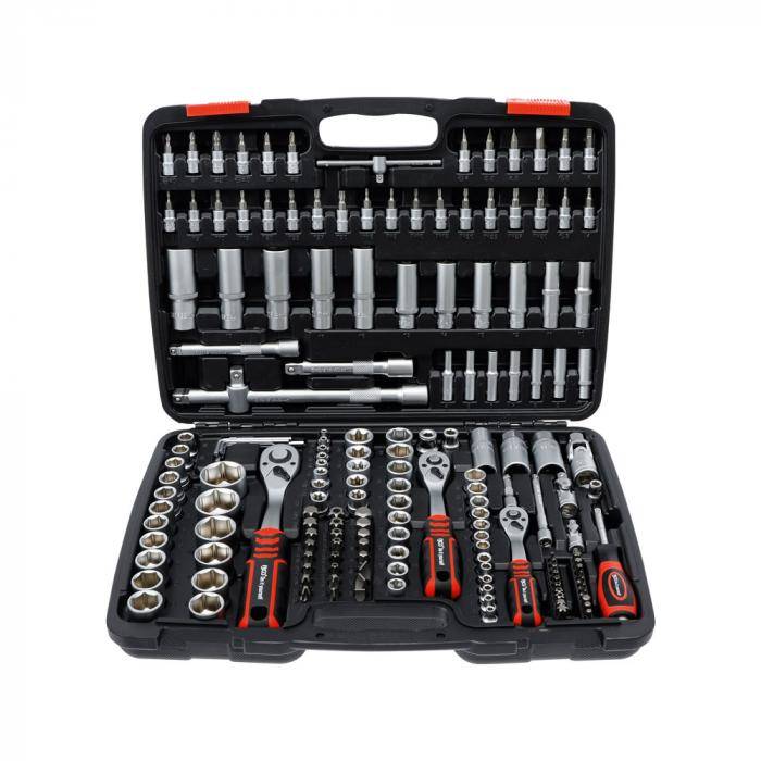 Steckschlüssel-Satz - 172-teilig - Antrieb 6,3 mm (1/4 ") / 10 mm (3/8 ") / 12,5 mm (1/2 ")