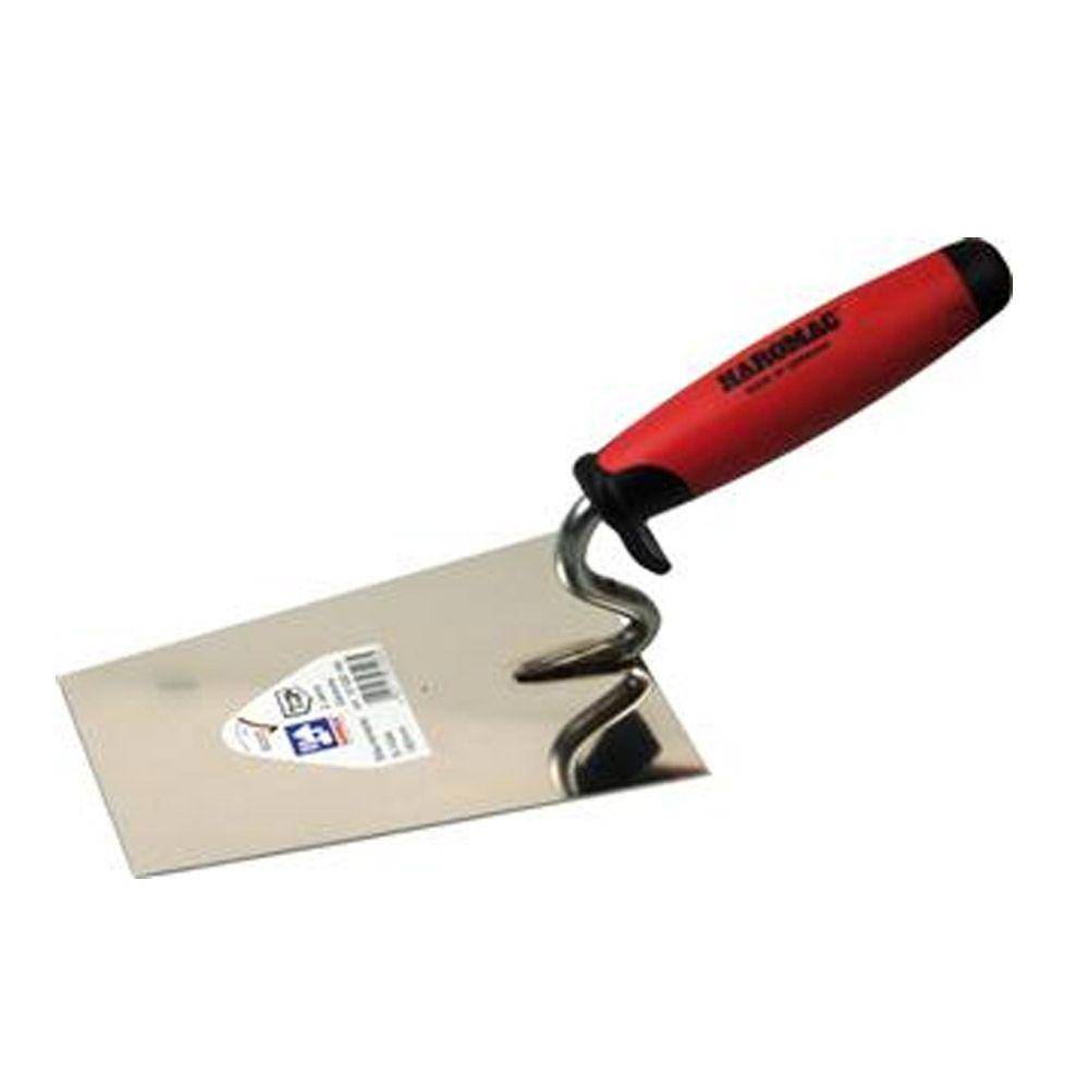 Maurerkelle - S-Hals - rostfrei - 160 mm - 2K-Soft - rot