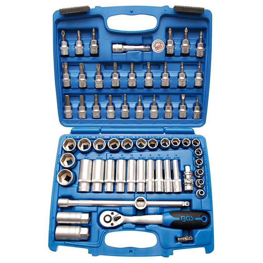 Steckschlüsselsatz - Antrieb 3/8" - 61-tlg - ProTorque® - Chrom-Vanadium-Stahl