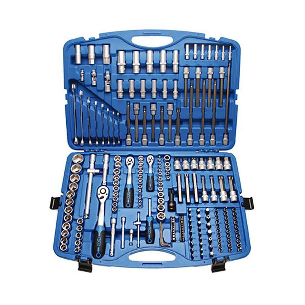 Steckschlüsselsatz, 213 tlg. - Chrom-Vanadium-Stahl