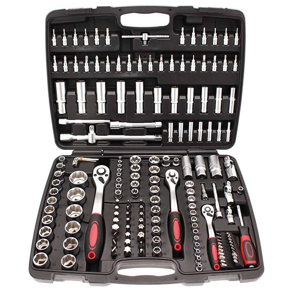 Steckschlüsselsatz - 172-tlg. - Antrieb- 1/4"-3/8"-1/2" - CV-Stahl