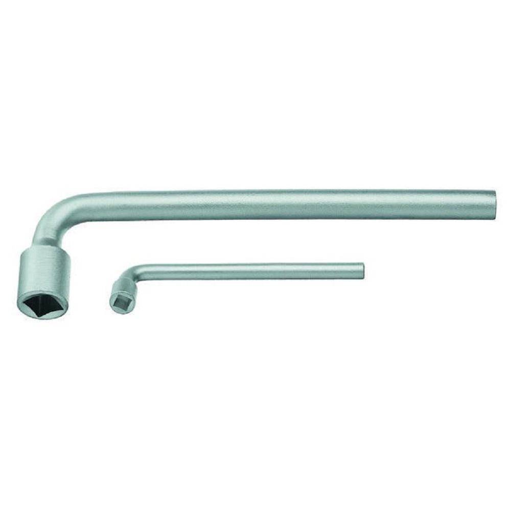 Steckschlüssel - abgewinkelt - extra tief - 4-kant - Schlüsselweite 17 mm - Länge 280 mm