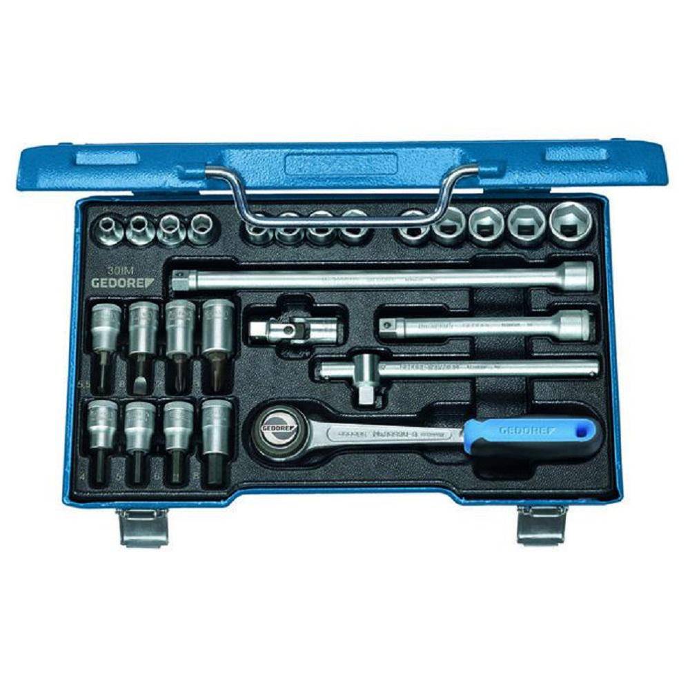 Steckschlüssel-Satz 3/8" - 26-teilig - 6-kant IN-IS-PH Profil