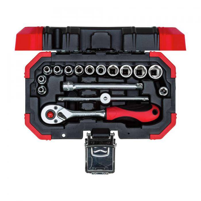 GEDORE red Steckschlüssel-Satz - Chrom-Vanadium-Stahl - 1/4 Zoll - 16-teilig