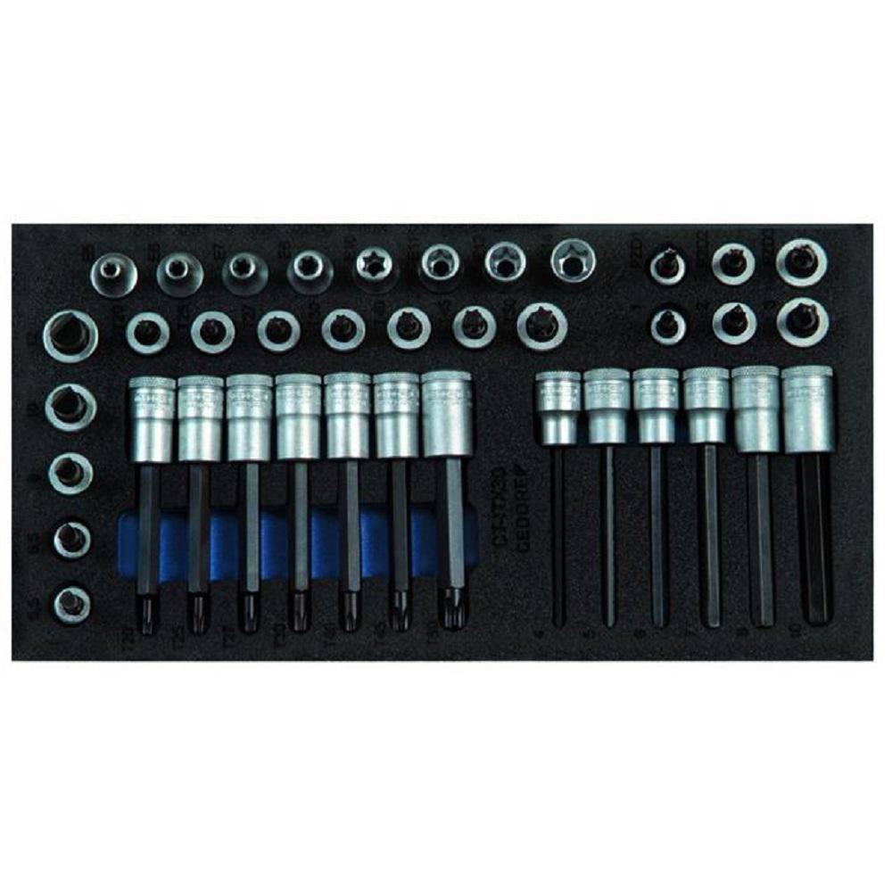 Schraubendrehereinsätze-Satz - in Check-Tool-Modul - 39-tlg.
