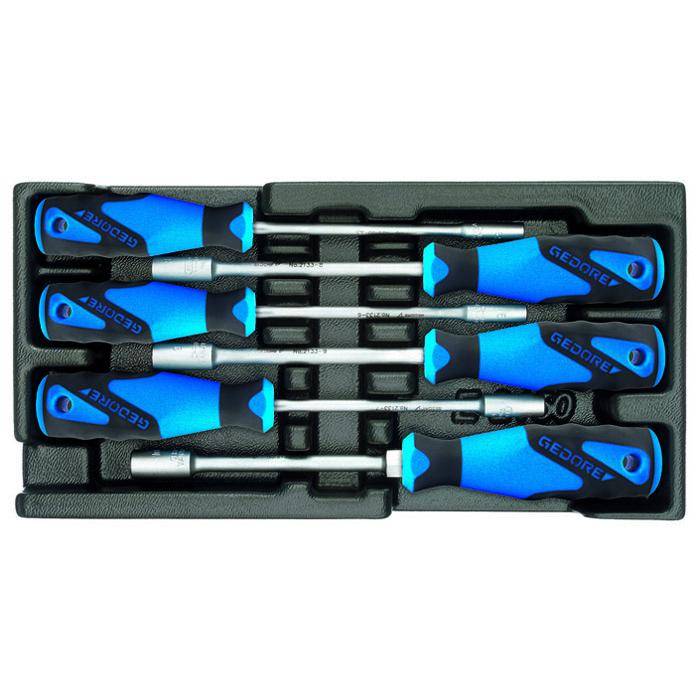 Steckschlüssel-Satz - in 1/3 ES-Modul - SW 5,5 -10 mm