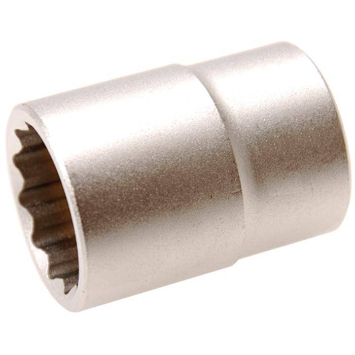 Steckschlüssel-Einsatz - Antrieb 3/4" - 12-kant - 27 mm - CV-Stahl - matt verchromt