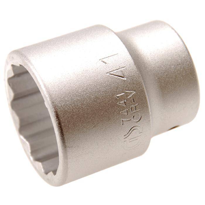 Steckschlüssel-Einsatz - Antrieb 3/4" - 12-kant - 41 mm - CV-Stahl - matt verchromt