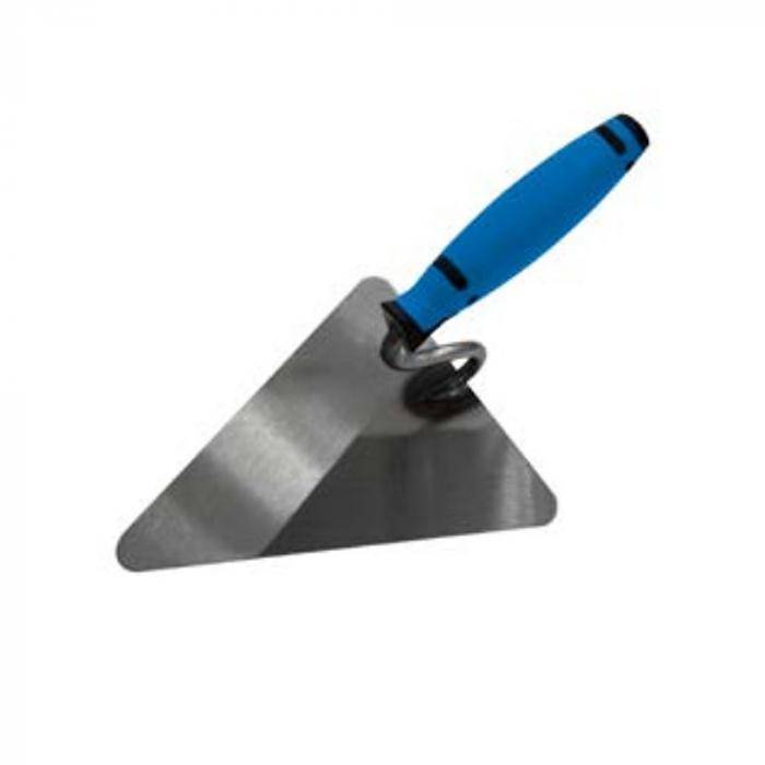 Berliner Maurerkelle - Stahl - mit Schwanenhals - 220 mm - Softgriff