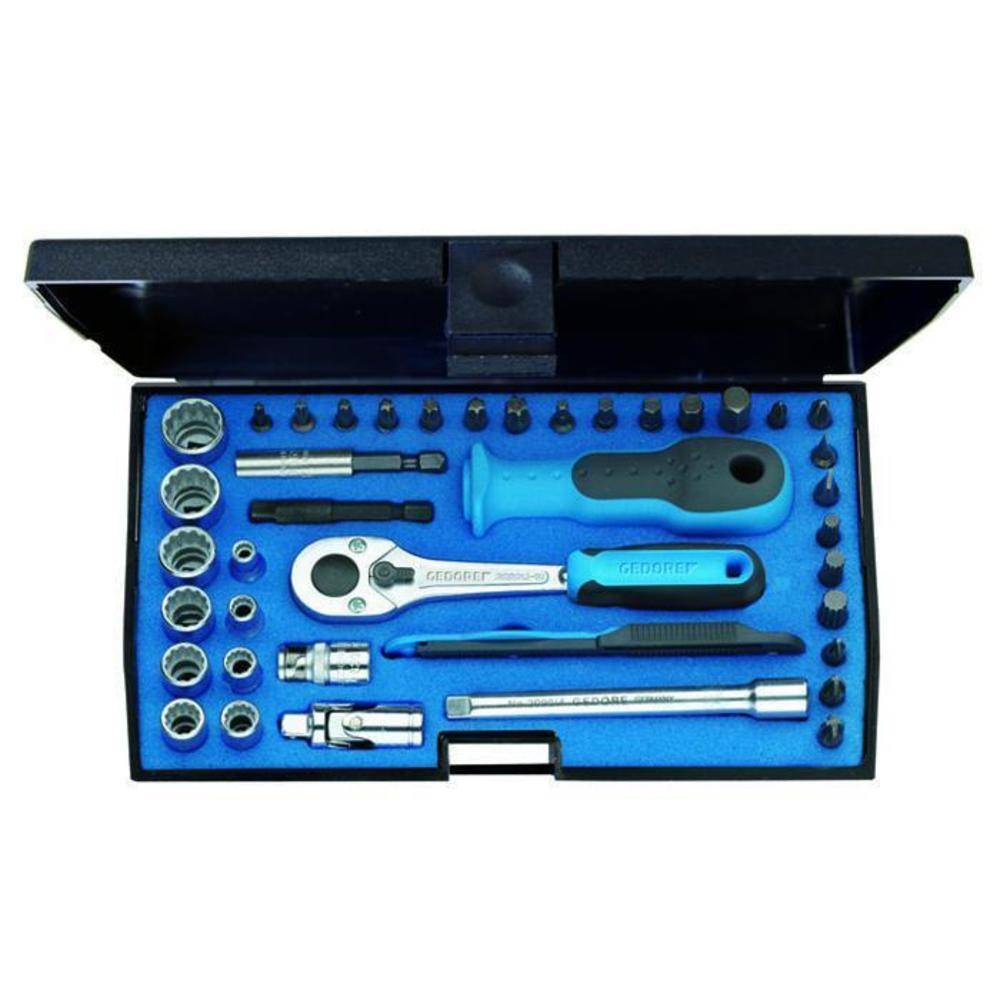 Steckschlüssel-Satz - 1/4" - 40-teilig - UD-IN-IS-PH-PZ-TX