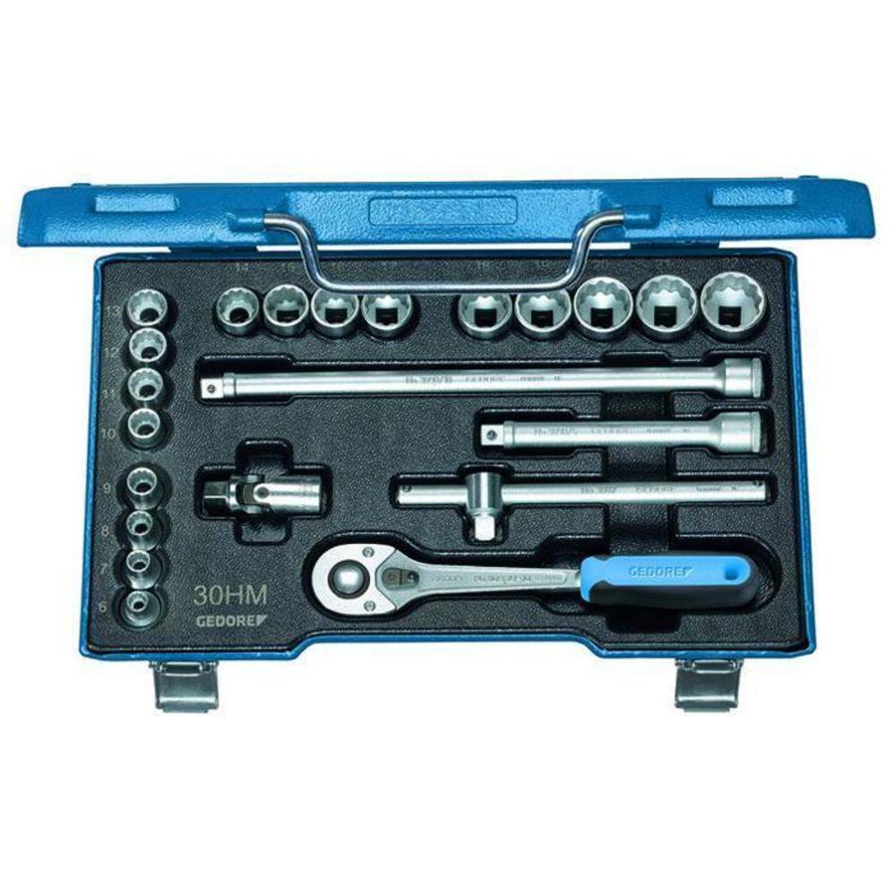 Steckschlüssel-Satz - 3/8" - 22-teililg - UD-Profil 6 bis 22 mm