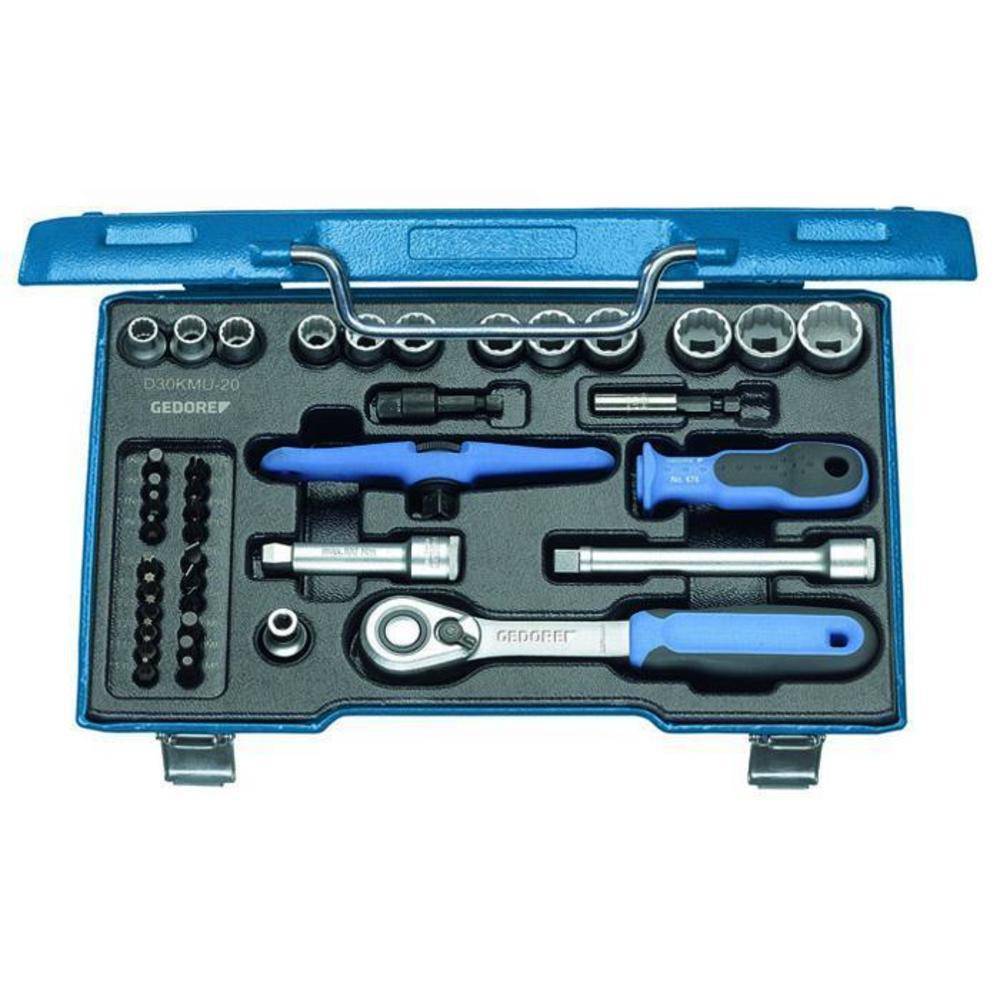Steckschlüssel-Satz - 3/8" - 40-teilig - IN-IS-PH-PZ-TX-XZN