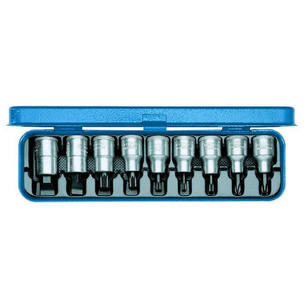 Schraubendreher-Satz - Antrieb 1/2" - 9-teilig - für IS-PH-XZN-Schrauben