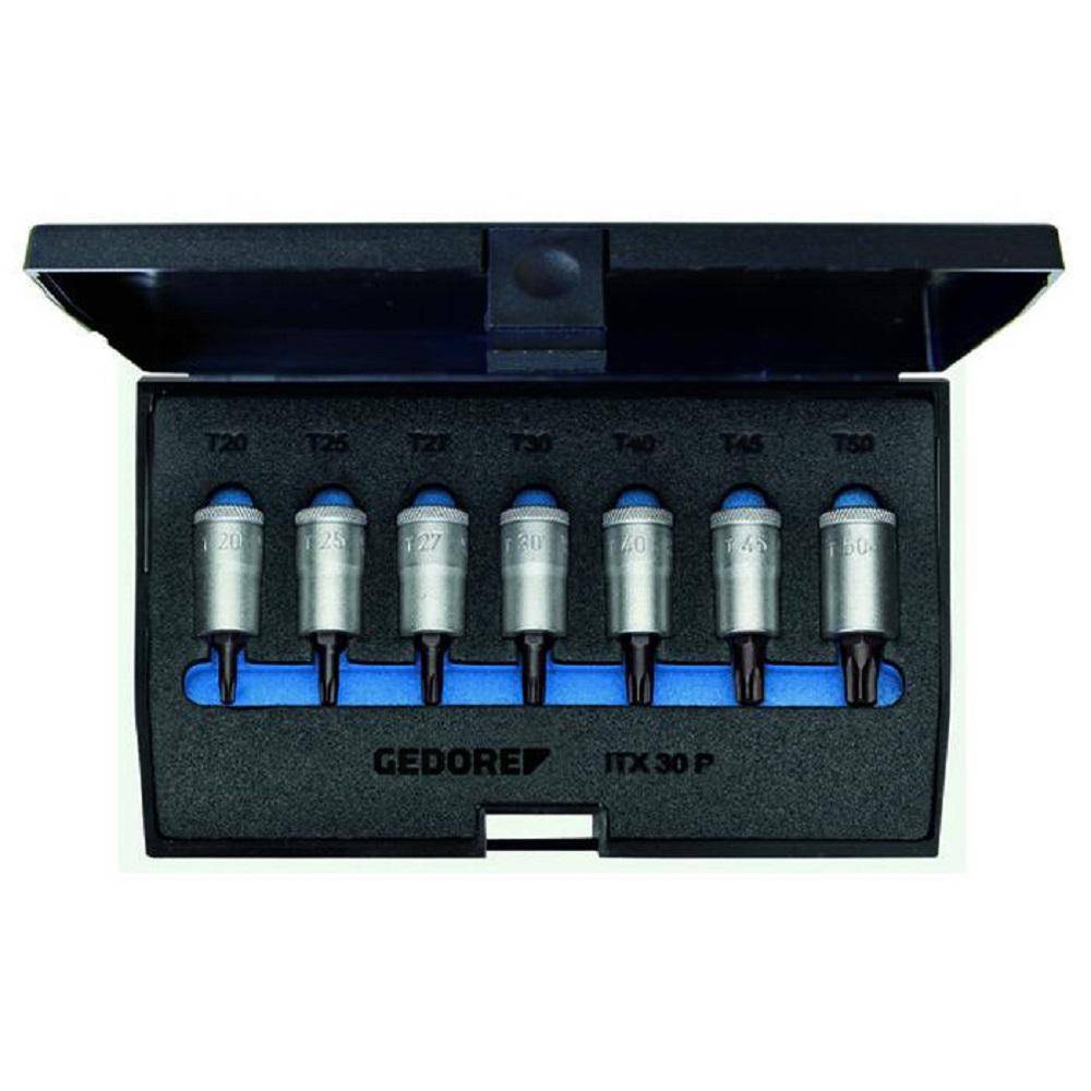 Schraubendreher-Satz 3/8" - 7-teilig - Innen-TORX T20 bis 50