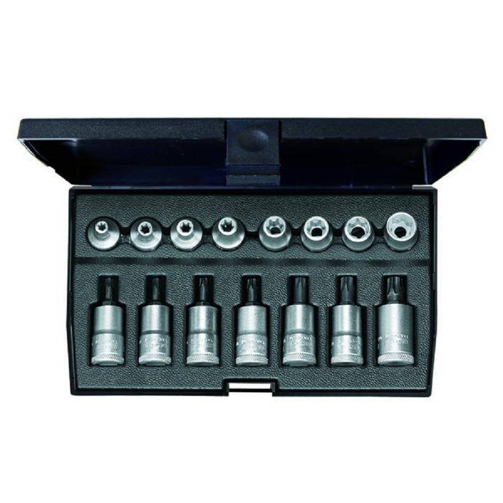 Schraubendreher-Satz 3/8" - 15-teilig - Innen-Außen-TORX