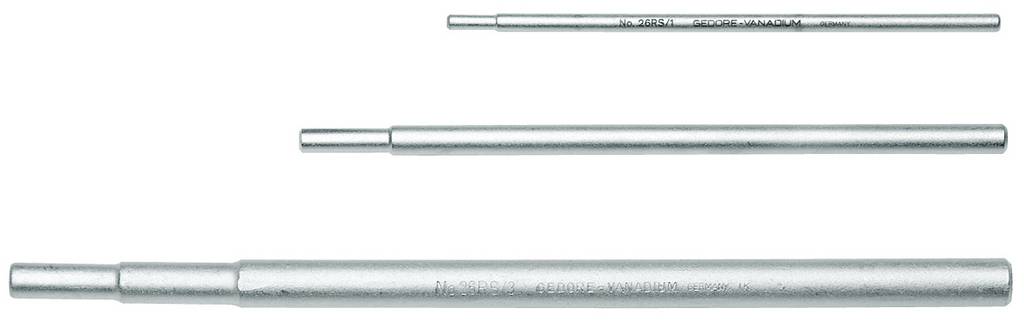 GEDORE Doppelsteckschlüssel-Satz, Set 12-tlg, Hohlschaft, 6-kant, mit 3 Drehstiften, Werkzeug, Stahl