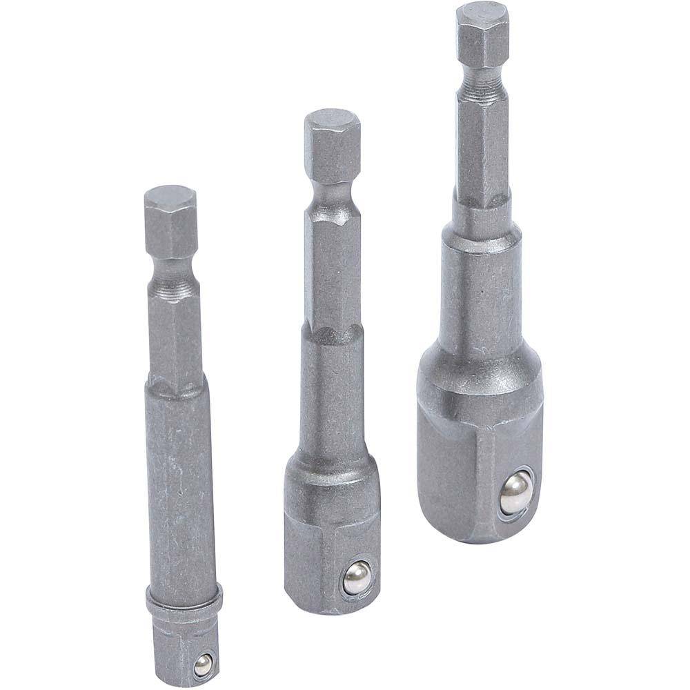 Adaptersatz für Bohrmaschinen - 1/4", 3/8" und 1/2"