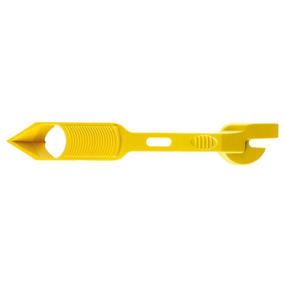 Silikonentferner - Kunststoff - Länge 212 mm - Gelb
