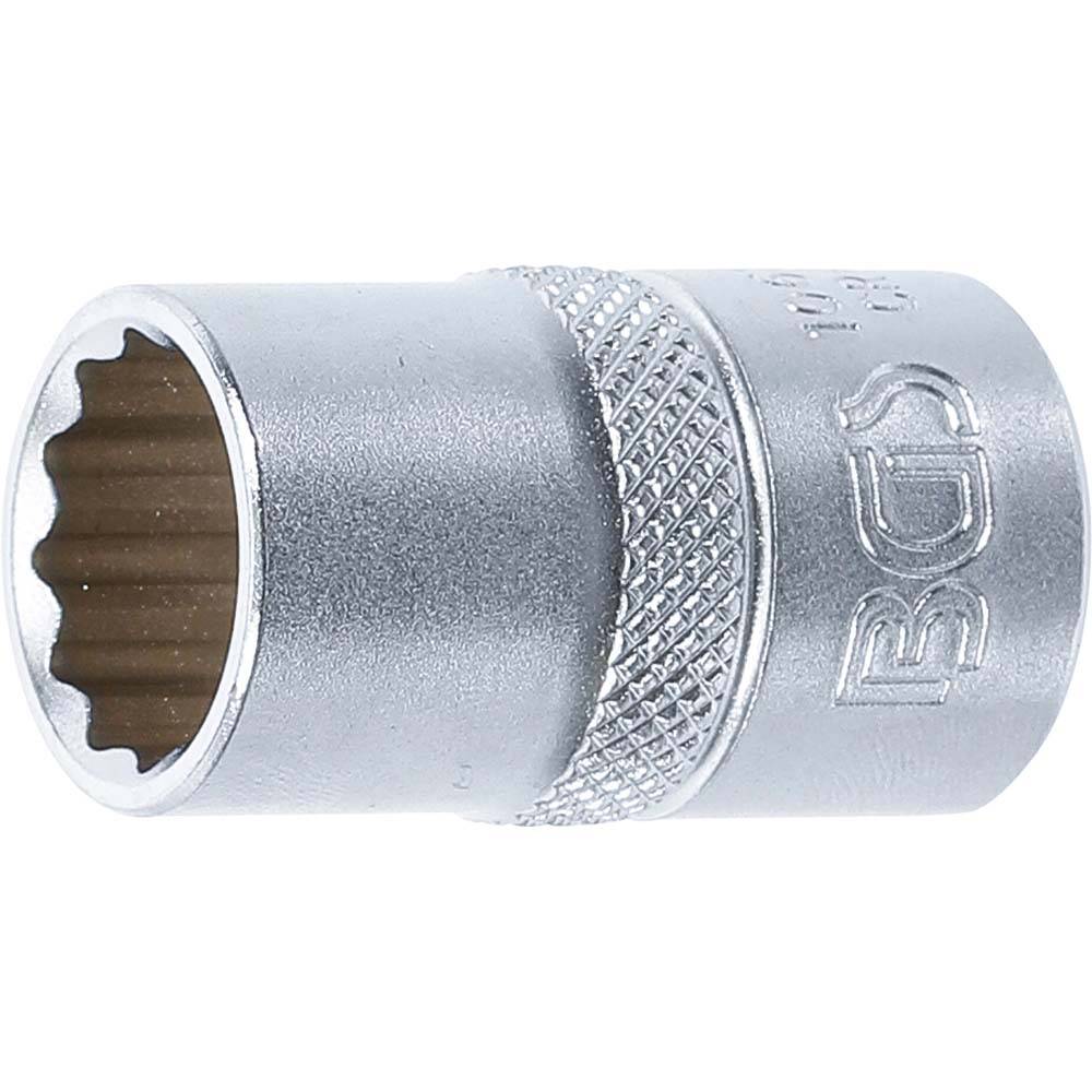 Steckschlüssel-Einsatz - Zwölfkant - Antrieb Innenvierkant 12,5 mm (1/2") - Schlüsselweite 15 mm