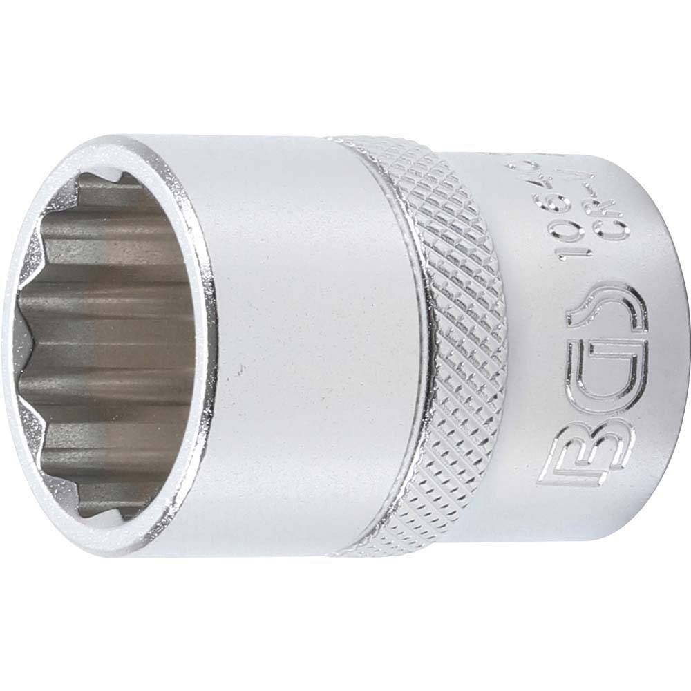 Steckschlüssel-Einsatz - Zwölfkant - Antrieb Innenvierkant 12,5 mm (1/2") - Schlüsselweite 20 mm