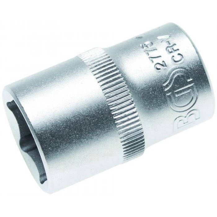 Steckschlüssel-Einsatz - zöllig 3/8" - Pro Torque® - Antrieb- 1/2" - matt verchromt - Kordierung - CV-Stahl