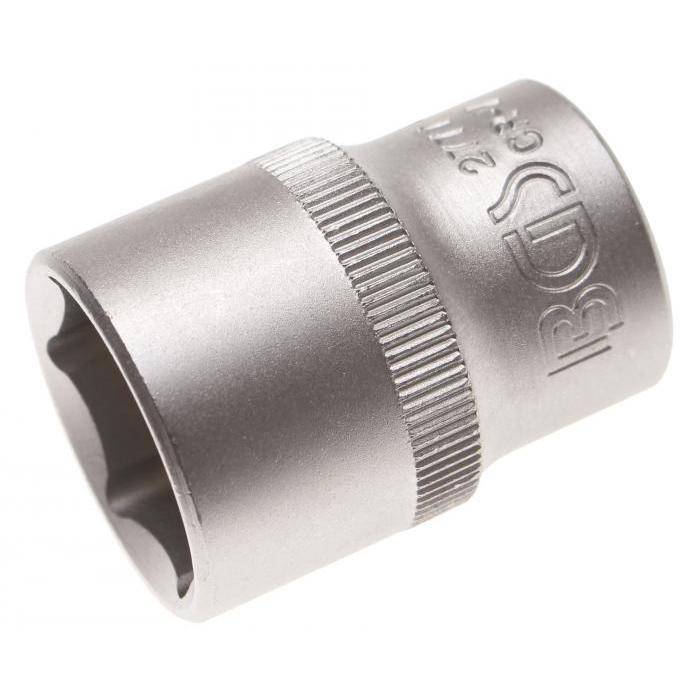 Steckschlüssel-Einsatz - zöllig 13/16" - Pro Torque® - Antrieb- 1/2" - matt verchromt - Kordierung - CV-Stahl