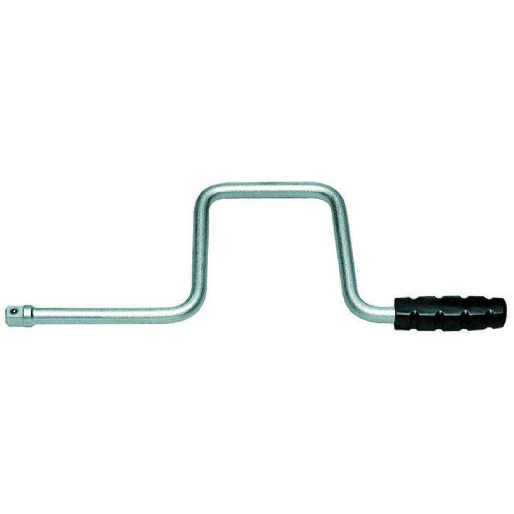 Kurbel - 4-kant Antrieb 1/2″ - Länge 395 mm - CV-Stahl