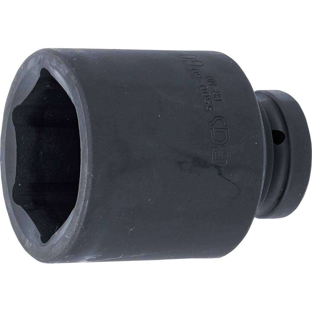 Kraft-Einsätze - Phosphatiert - Antriebsprofilgröße 25 mm - Schlüsselweite 60 mm - Länge 110 mm