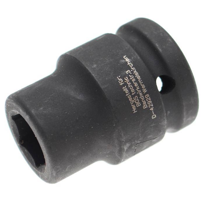 Kraft-Einsatz - 3/4" Antrieb - 17 mm - CR-MO-Stahl - phosphatiert - mit Rille und Bohrung für Haltekugel