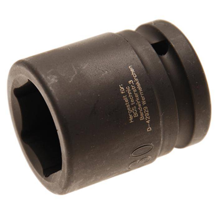 Kraft-Einsatz - 3/4" Antrieb - 30 mm - CR-MO-Stahl - phosphatiert - mit Rille und Bohrung für Haltekugel