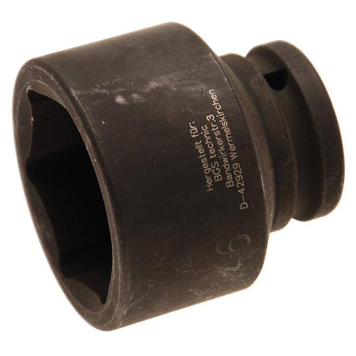 Kraft-Einsatz - 3/4" Antrieb - 46 mm - CR-MO-Stahl - phosphatiert - mit Rille und Bohrung für Haltekugel