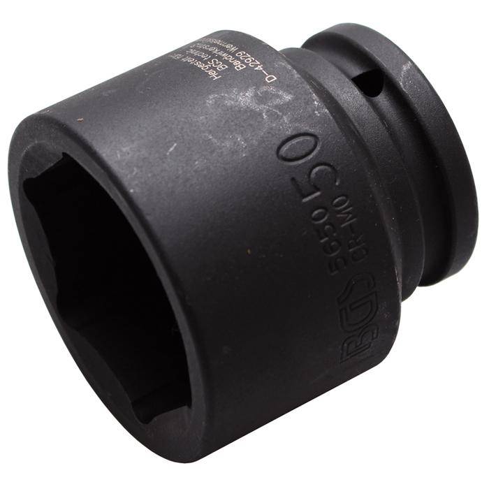 Kraft-Einsatz - 3/4" Antrieb - 50 mm - CR-MO-Stahl - phosphatiert - mit Rille und Bohrung für Haltekugel