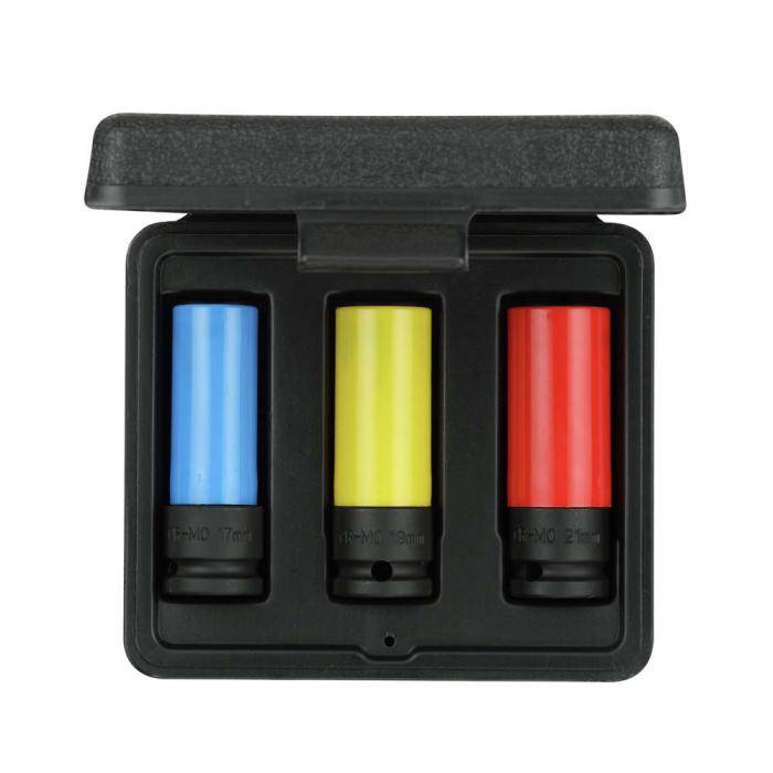 GEDORE red Kraftschrauber Steckschlüssel-Satz - 1/2 Zoll - 3-teilig