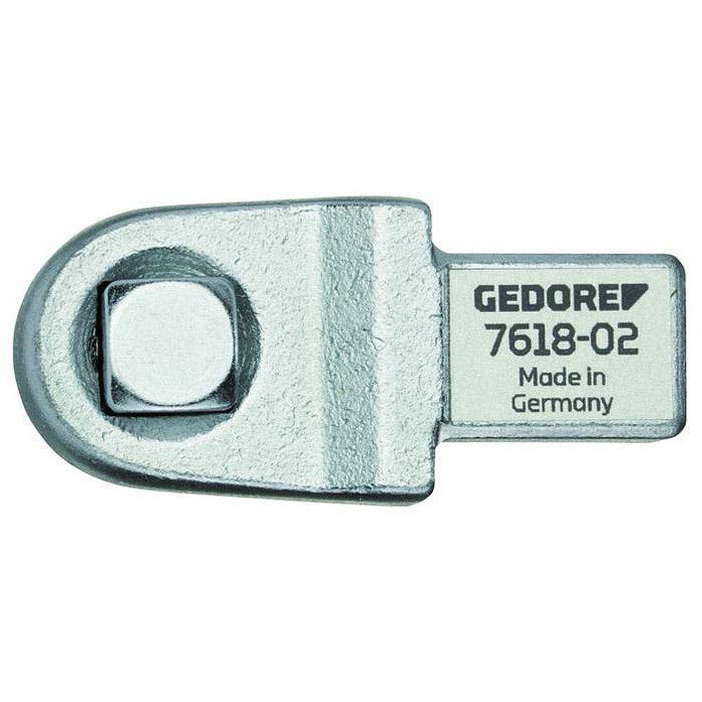 Einsteckvierkant - 14 x 18 mm Rechteckaufnahme - Stichmaß 25 mm - 1/2 Zoll Antriebsvierkant - Kopfhöhe 18 mm - Kopfbreite 27 mm