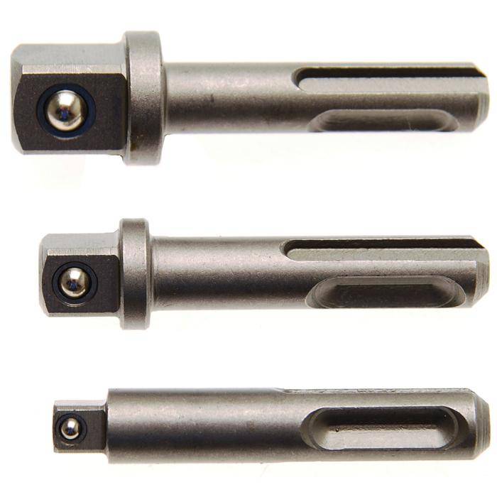 Adaptersatz - SDS auf vierkant - 3/8 ", 1/2 " und 1/4 " Antrieb