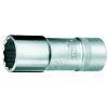 Steckschlüsseleinsatz - Antrieb 1/2″ - lang - 12-kant UD-Profil - SW 10 mm - Länge 77,0 mm