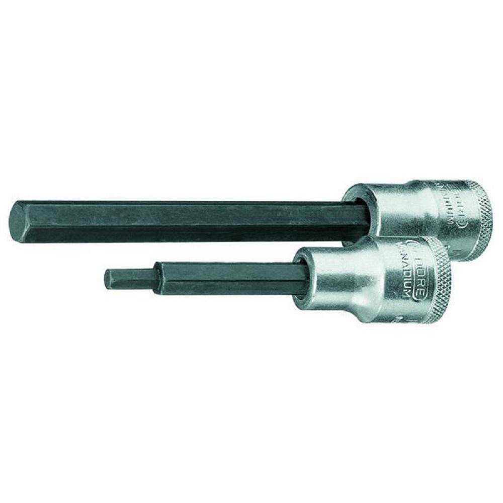 Schraubendreher-Einsatz - Antrieb 1/2″ - lang - Innensechskantschrauben - SW 10 mm - Länge 140 mm