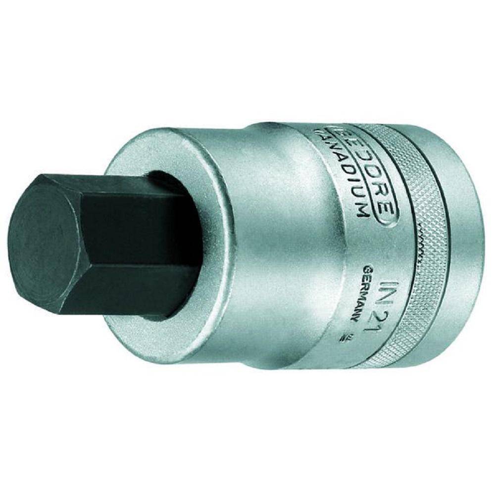 Schraubendrehereinsatz - Antrieb 1″ - Innen-6-kant - Schlüsselweite 22 mm
