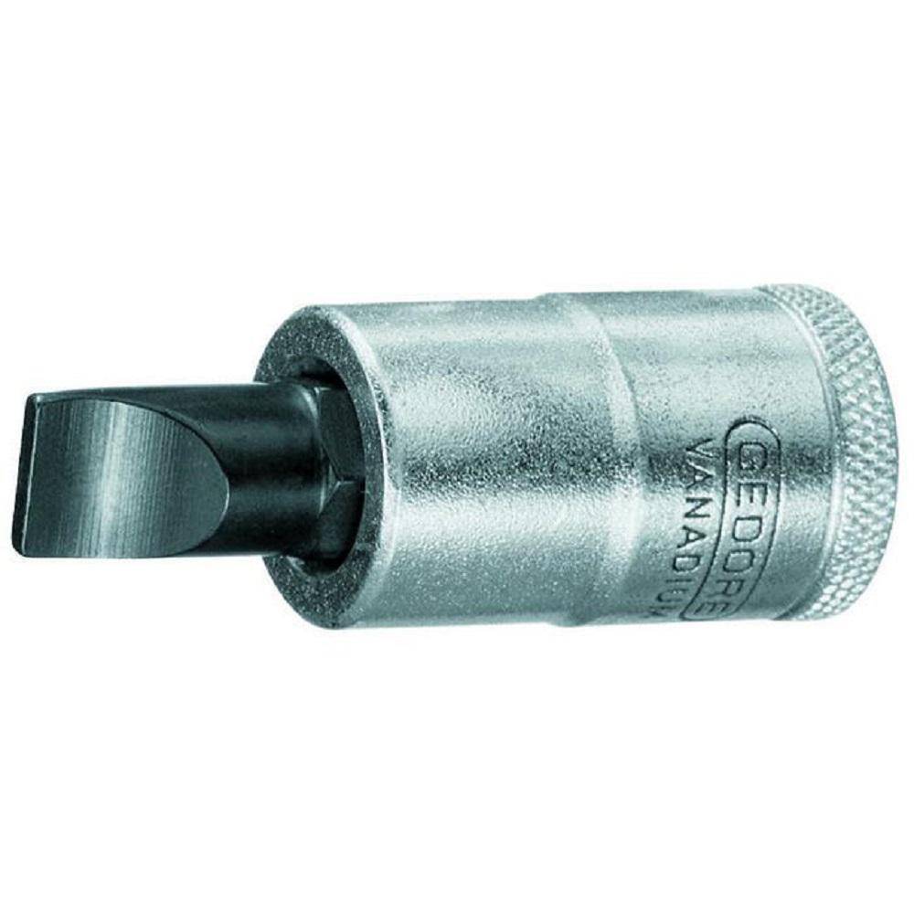 Schraubendrehereinsatz - Antrieb 1/2″ - Schlitz - Ø 23,0 mm - Schneidenbreite 12,0 mm