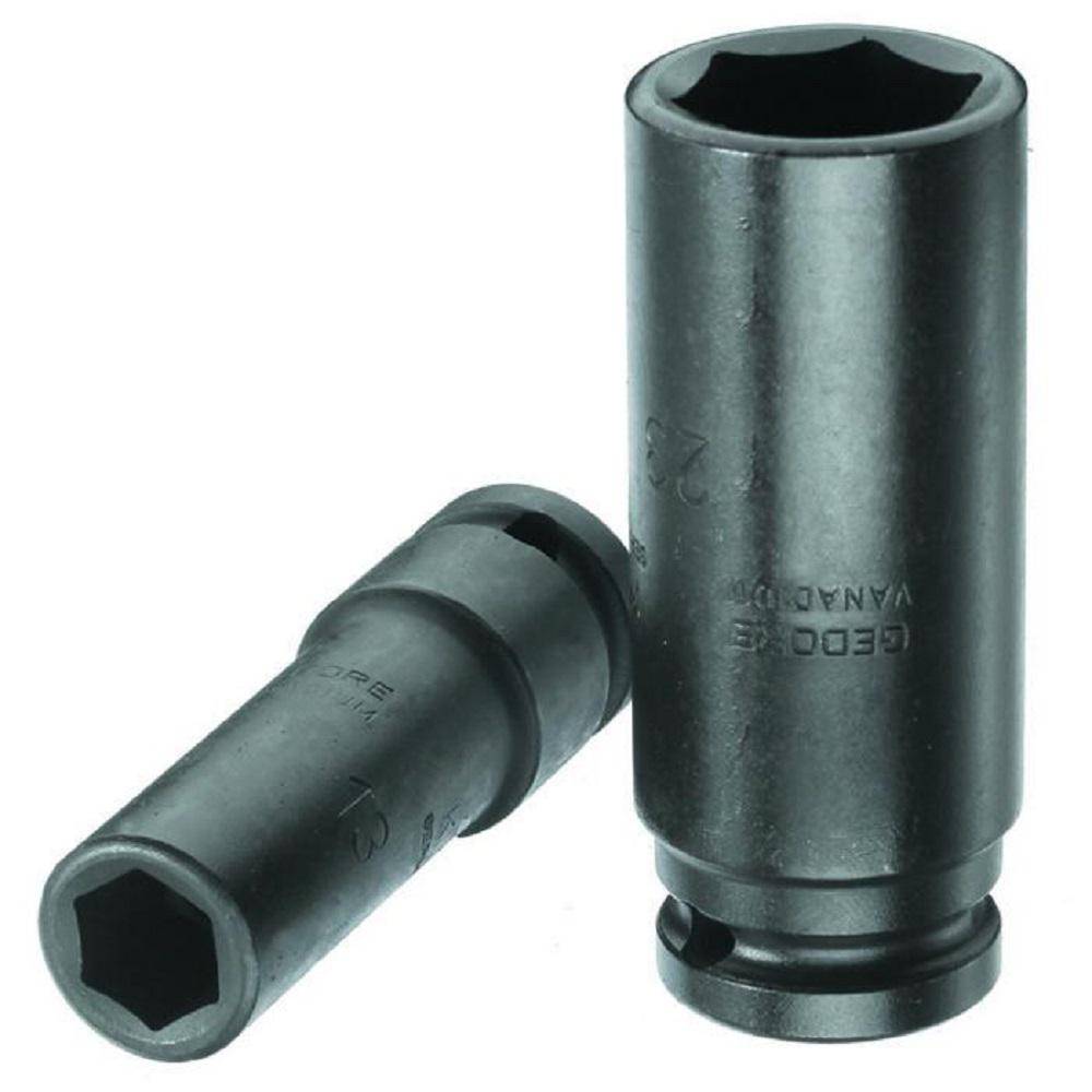 Kraftschraubereinsatz 1/2″ - lang - 6-kant - Schlüsselweite - 10 mm - Länge - 77 mm - Durchmesser 1 - 17,8 mm - Durchmesser 2 - 25 mm - Kopftiefe