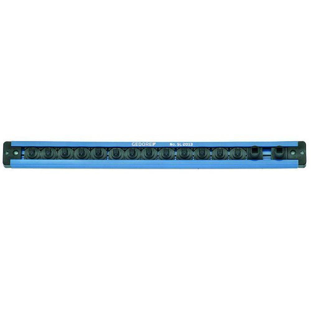 Steckleiste 1/4" - magnetisch - 380 mm - 13 Steckplätze