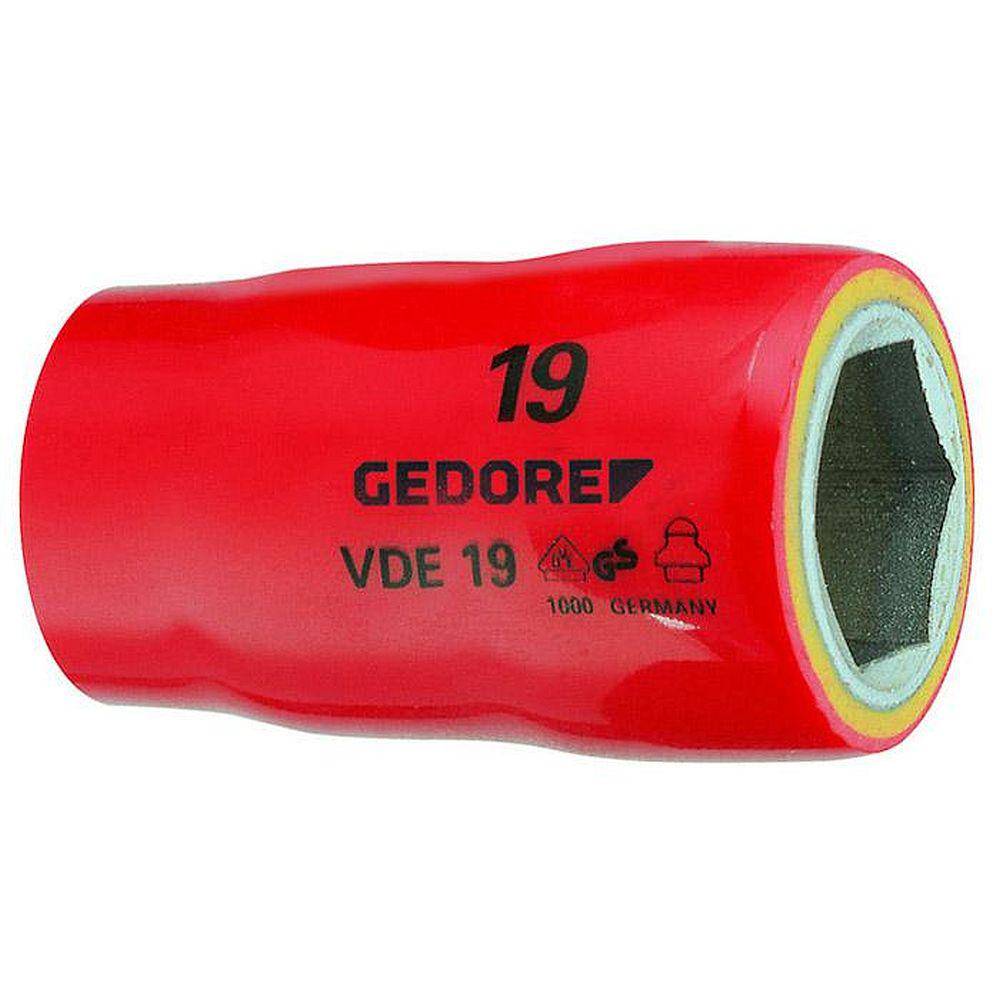 VDE-Steckschlüsseleinsatz - isoliert bis 1000 V - 1/2″ Antrieb - SW 19 mm