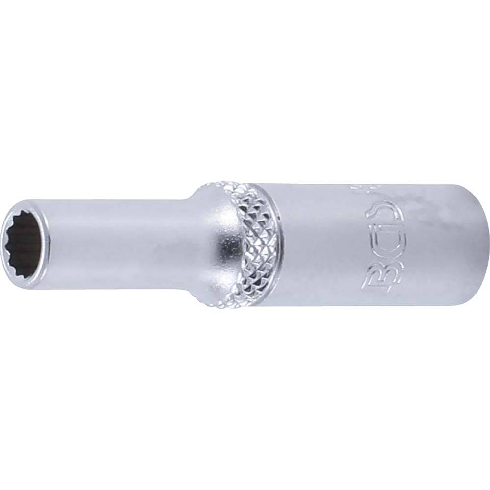 Steckschlüssel-Einsatz Zwölfkant - tief - Antrieb Innenvierkant 6,3 mm (1/4 ") - Schlüsselweite 5,5 mm