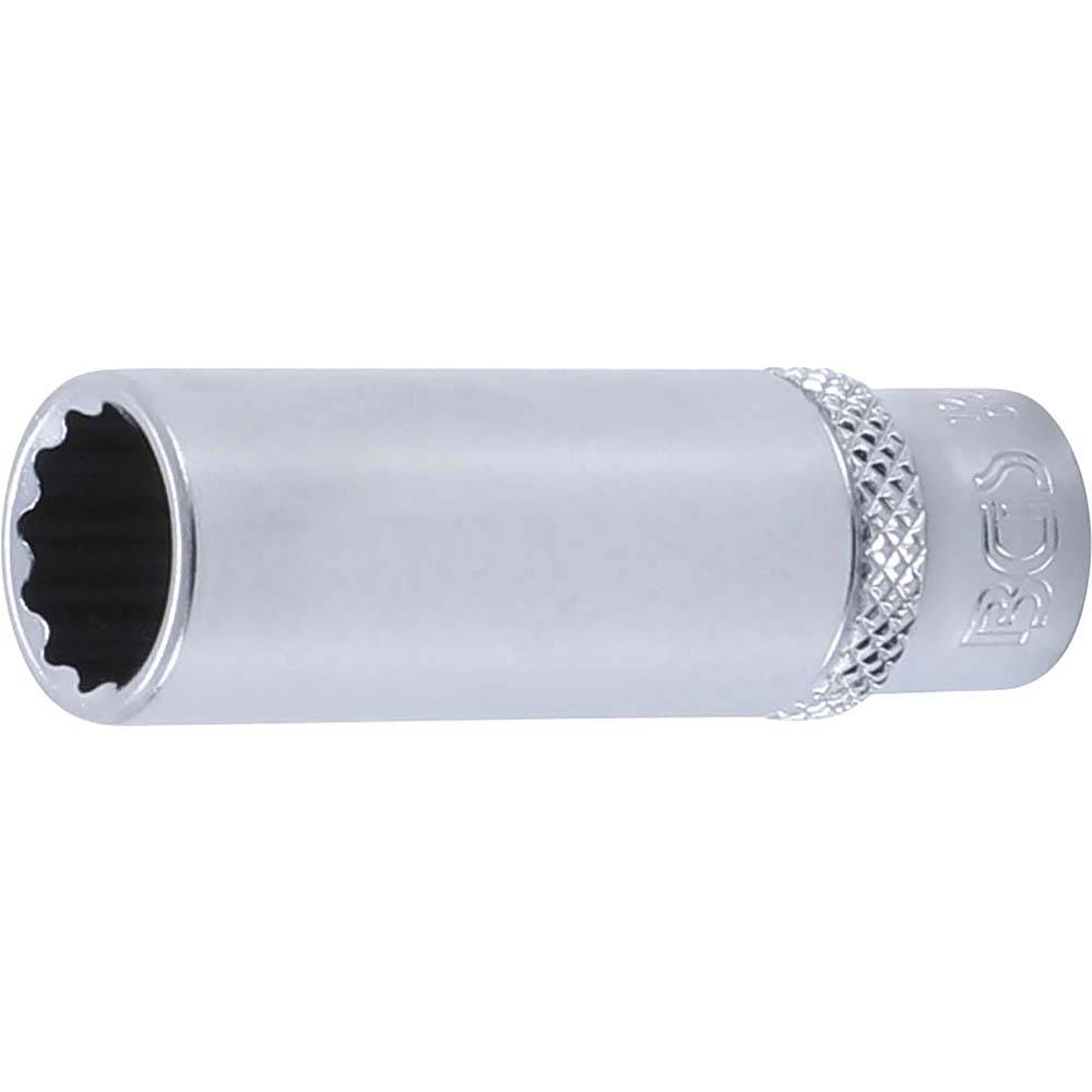 Steckschlüssel-Einsatz Zwölfkant - tief - Antrieb Innenvierkant 6,3 mm (1/4 ") - Schlüsselweite 11 mm