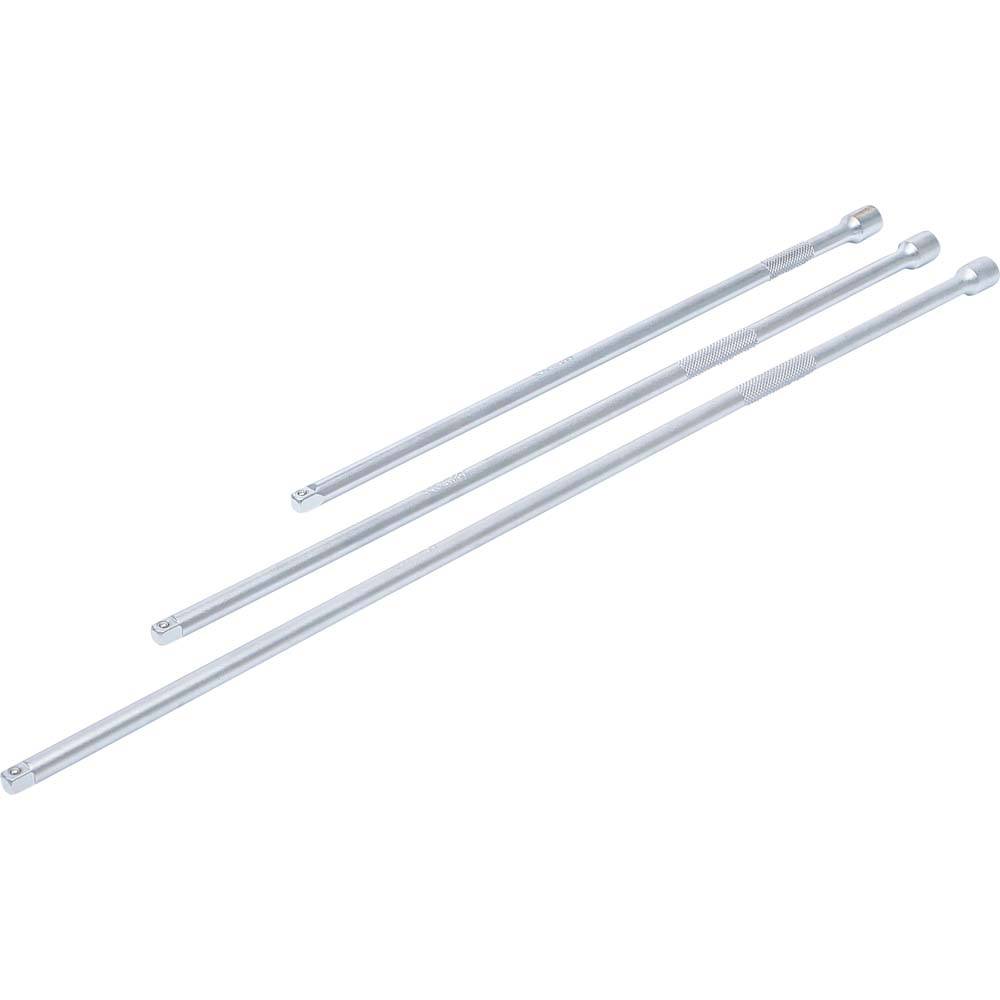 Verlängerungs-Satz - 3-teilig - Chrom-Vanadium-Stahl - Außenvierkant - Abtriebsprofilgröße, metrisch - 6,3 mm - Abtriebsprofilgröße, imperial -