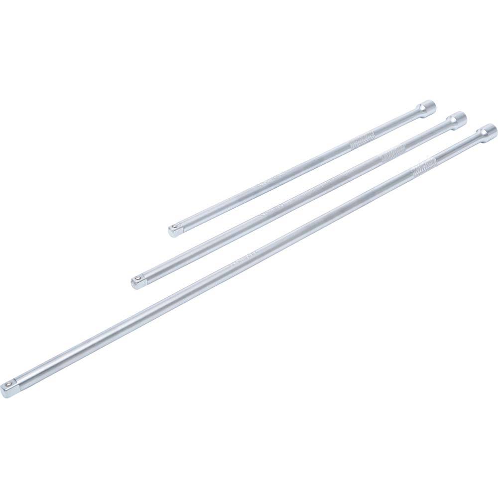 Verlängerungs-Satz - 3-teilig - Chrom-Vanadium-Stahl - Außenvierkant - Abtriebsprofilgröße, metrisch - 10 mm - Abtriebsprofilgröße, imperial - 3
