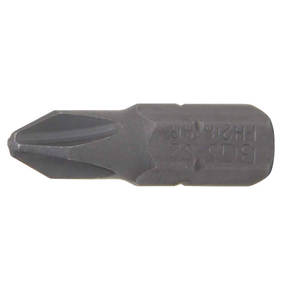 Bit Kreuz - Chrom-Vanadium-Stahl - Antrieb 1/4" - Bit Kreuz - Länge 25 mm
