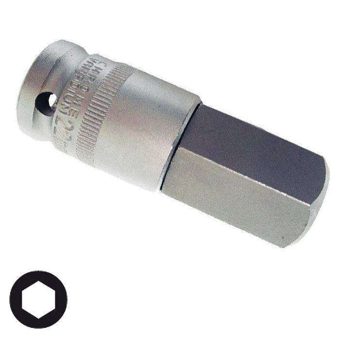 Bit-Einsatz Innen-6-kant 22x70 mm - 1/2"