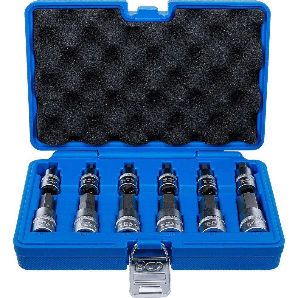 Bit-Einsatz-Set Innen-6-kant - 12-teilig - 1/2"