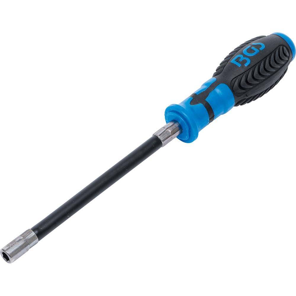 Bit-Schraubendreher für 1/4" Bits mit flexiblem Schaft
